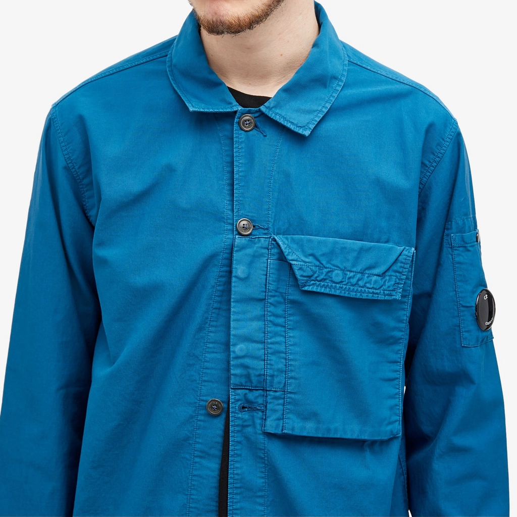 CP Company Men's Ottoman Shirt Ink Blue